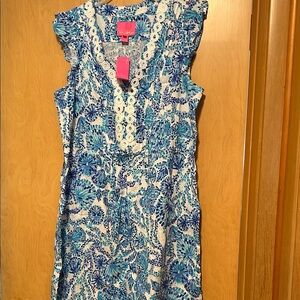 Shell me you love me Dress Lilly Joan tunic L nwt